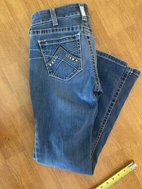 Ariat R.E.A.L. Mid-Rise Stretch Denim Jeans - Size 29 Short